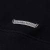 CHROME HEARTS ハーフジップパーカー 黑
