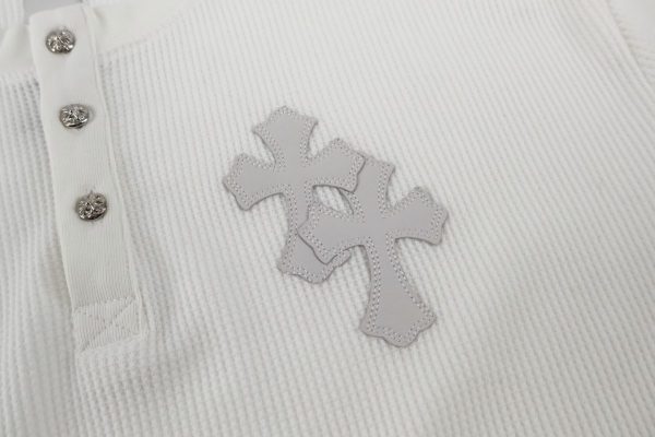CHROME HEARTS ヘンリーネックシャツ 白