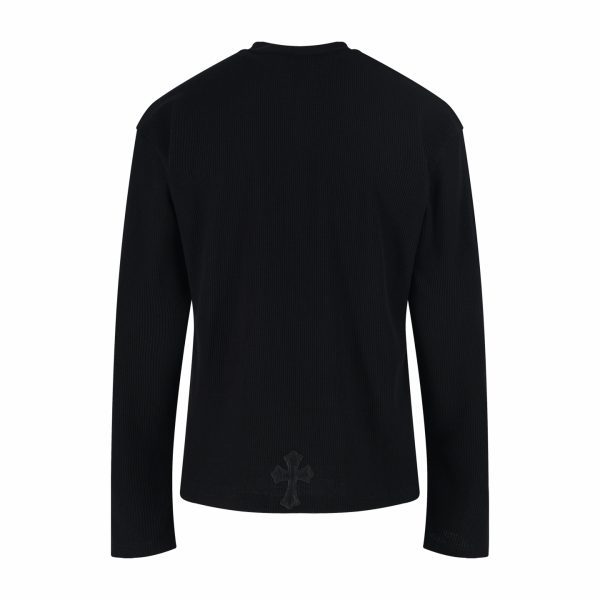 CHROME HEARTS ヘンリーネックシャツ 黑