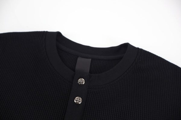 CHROME HEARTS ヘンリーネックシャツ 黑