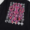 13434630704252638 CHROME HEARTS ラウンドネックパーカー 黑