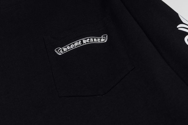 13434630705460186 CHROME HEARTS ラウンドネックパーカー 黑
