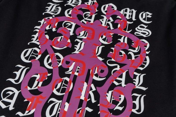 13434630709256917 CHROME HEARTS ラウンドネックパーカー 黑