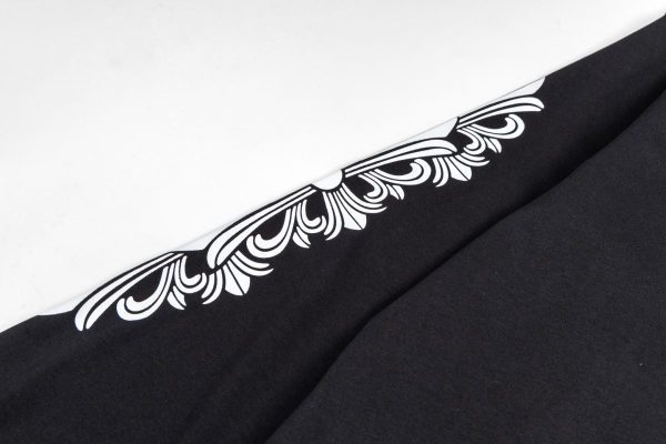 13434630721649299 CHROME HEARTS ラウンドネックパーカー 黑