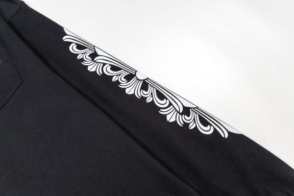 13434630722874257 CHROME HEARTS ラウンドネックパーカー 黑
