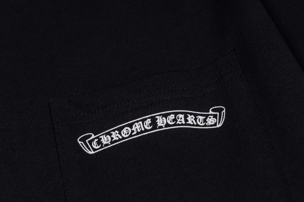 13434630724361240 CHROME HEARTS ラウンドネックパーカー 黑