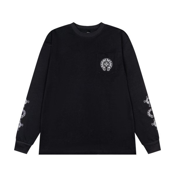CHROME HEARTS ラウンドネックパーカー 黑
