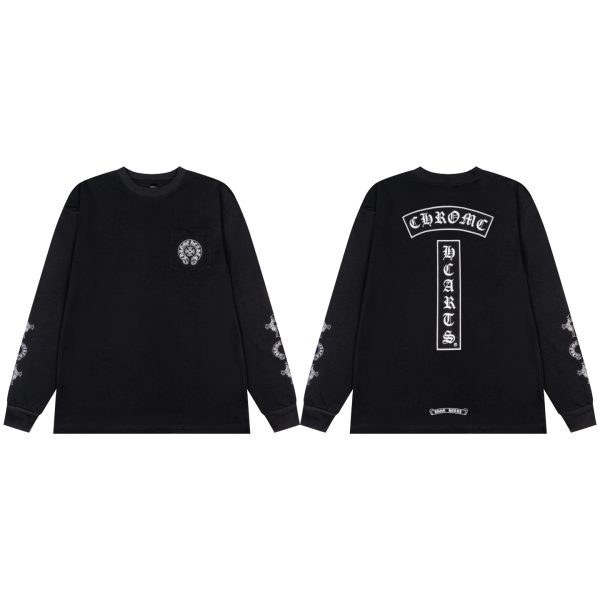 CHROME HEARTS ラウンドネックパーカー 黑