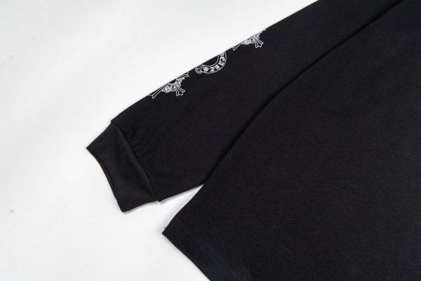 CHROME HEARTS ラウンドネックパーカー 黑
