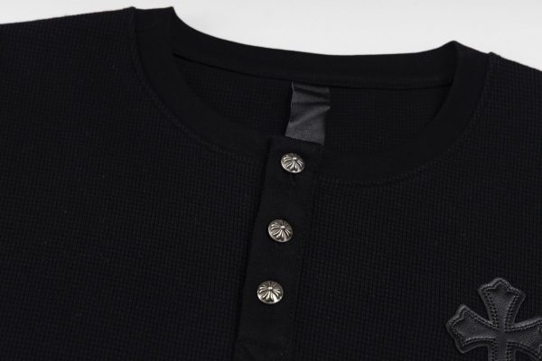 CHROME HEARTS ヘンリーネックシャツ 黑