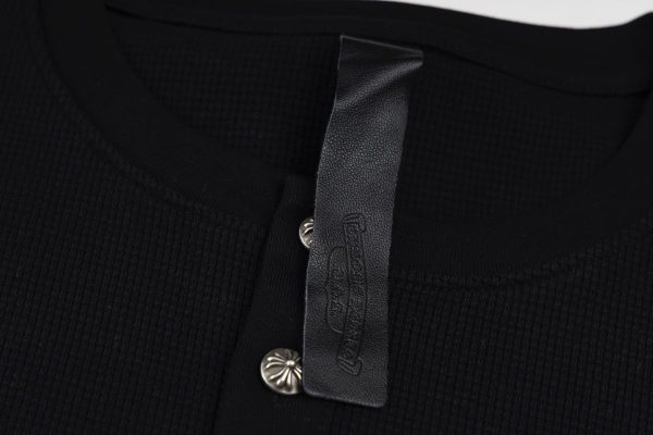CHROME HEARTS ヘンリーネックシャツ 黑