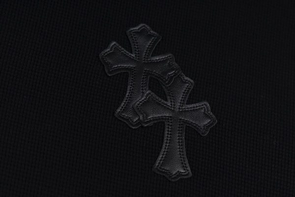 CHROME HEARTS ヘンリーネックシャツ 黑