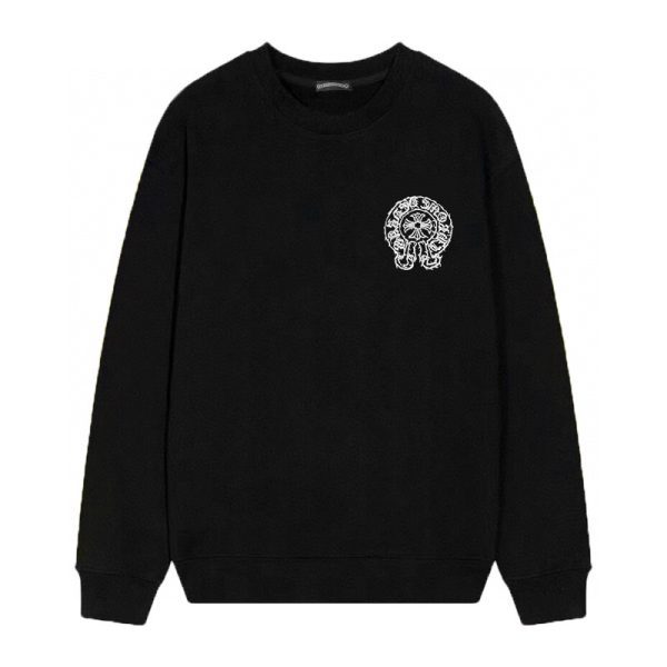 CHROME HEARTS ラウンドネックパーカー 白
