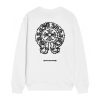 CHROME HEARTS ラウンドネックパーカー 白