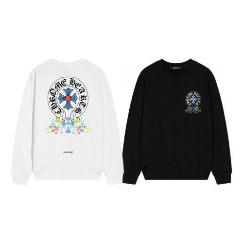 CHROME HEARTS ラウンドネックパーカー 黑