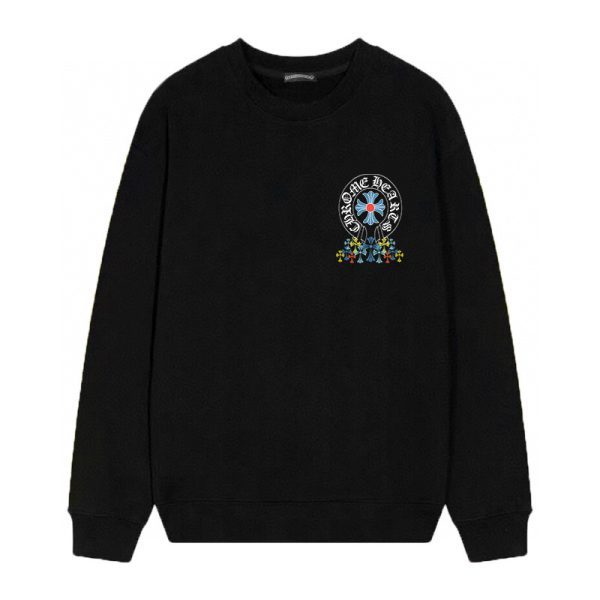 CHROME HEARTS ラウンドネックパーカー 黑