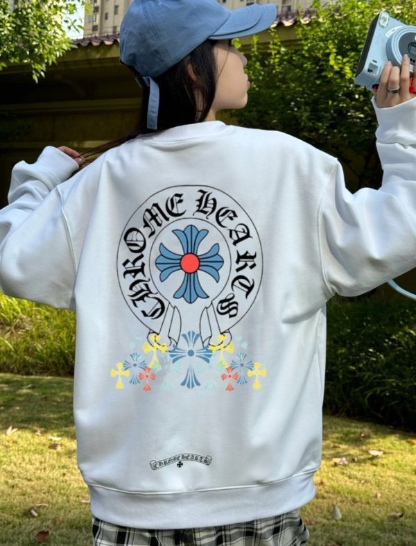 CHROME HEARTS ラウンドネックパーカー 黑