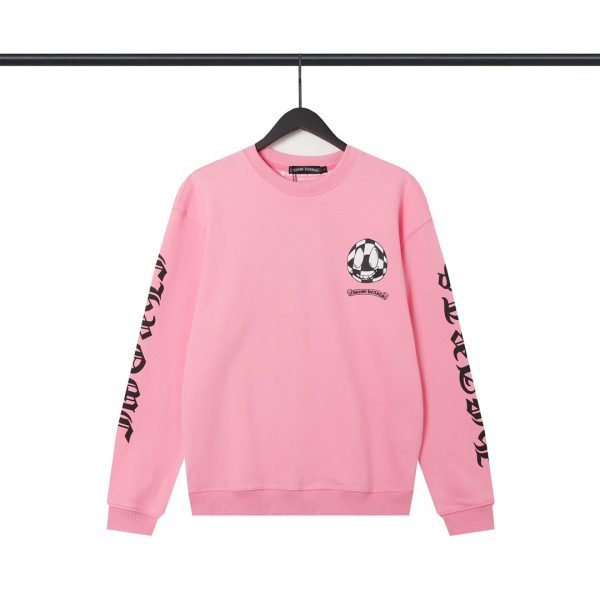 CHROME HEARTS ラウンドネックパーカー 粉
