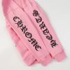 CHROME HEARTS ラウンドネックパーカー 粉