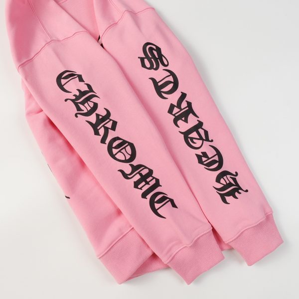CHROME HEARTS ラウンドネックパーカー 粉
