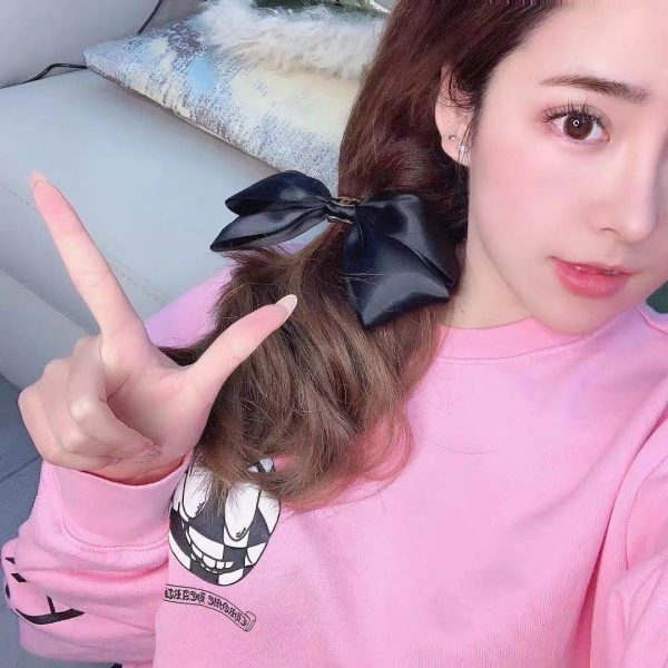 CHROME HEARTS ラウンドネックパーカー 粉