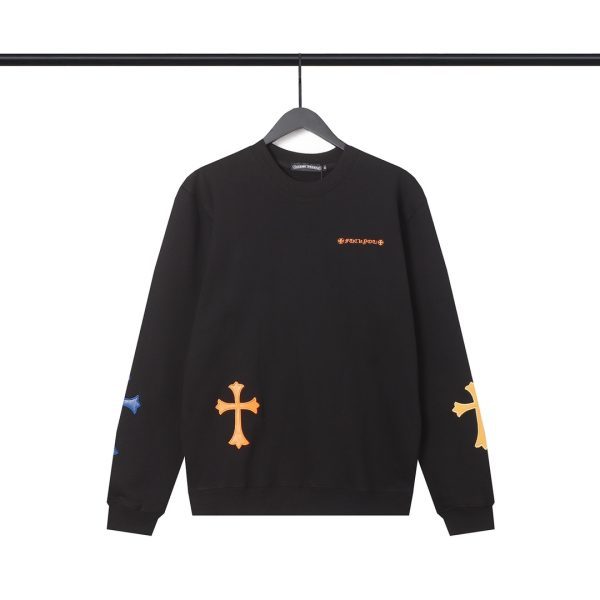 CHROME HEARTS ラウンドネックパーカー 黑