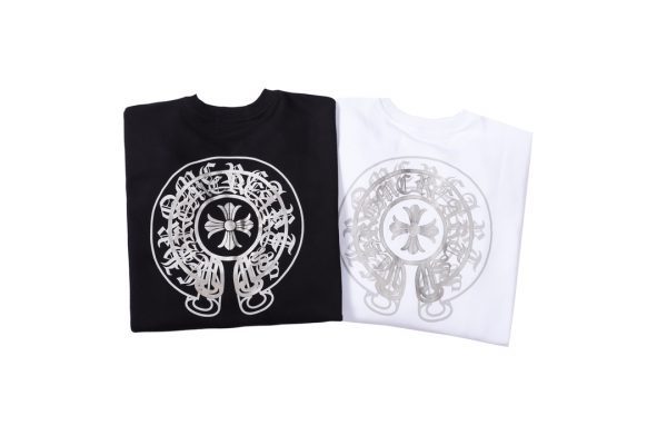 13434630947275649 CHROME HEARTS ラウンドネックパーカー 黑白