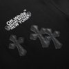 CHROME HEARTS ラウンドネックパーカー 黑