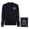 13434631009385023 CHROME HEARTS ラウンドネックパーカー 黑