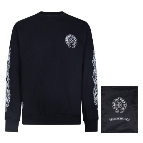 CHROME HEARTS ラウンドネックパーカー 黑