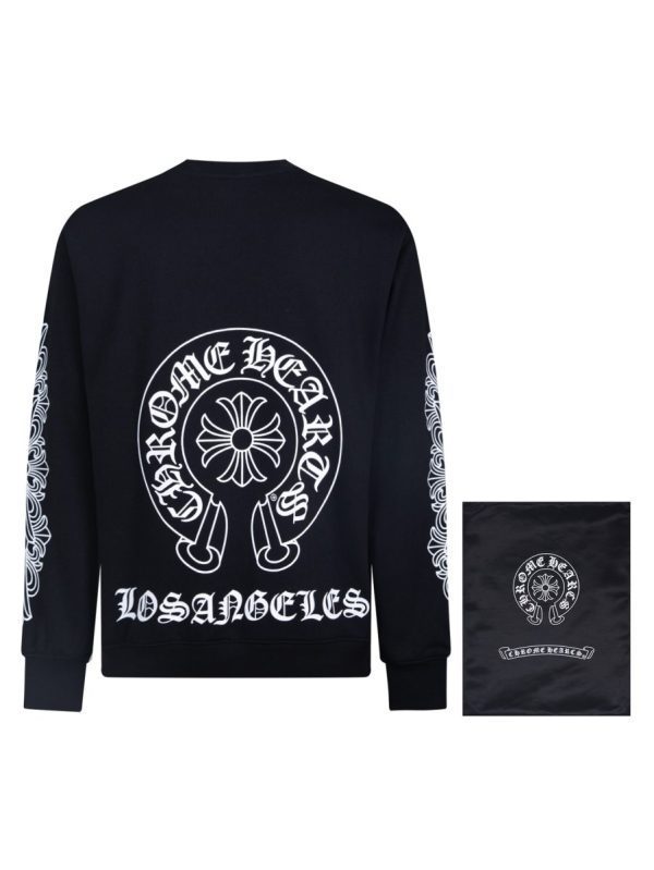 13434631011595267 CHROME HEARTS ラウンドネックパーカー 黑