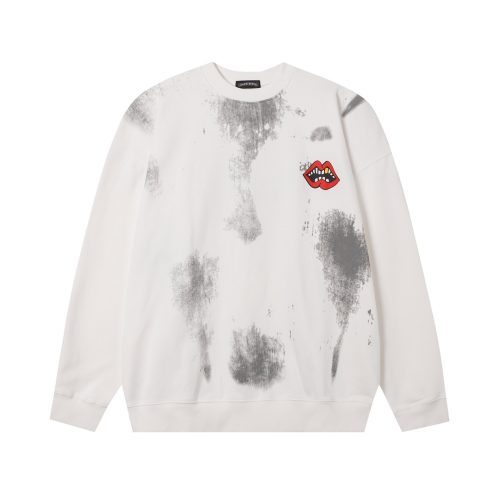 CHROME HEARTS ラウンドネックパーカー 白