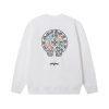 CHROME HEARTS ラウンドネックパーカー 白