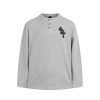 CHROME HEARTS ヘンリーネックシャツ 灰