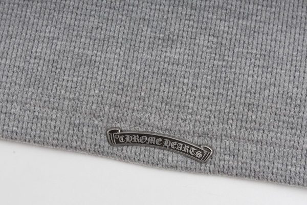 CHROME HEARTS ヘンリーネックシャツ 灰