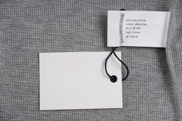 CHROME HEARTS ヘンリーネックシャツ 灰