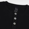 CHROME HEARTS ヘンリーネックシャツ 黑