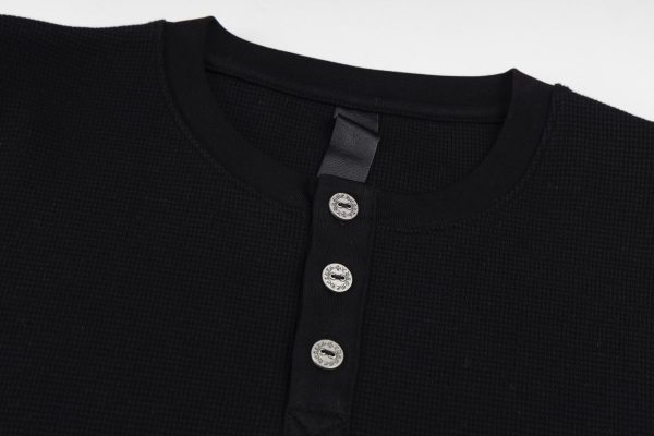 CHROME HEARTS ヘンリーネックシャツ 黑