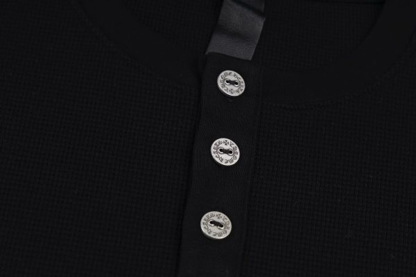 CHROME HEARTS ヘンリーネックシャツ 黑