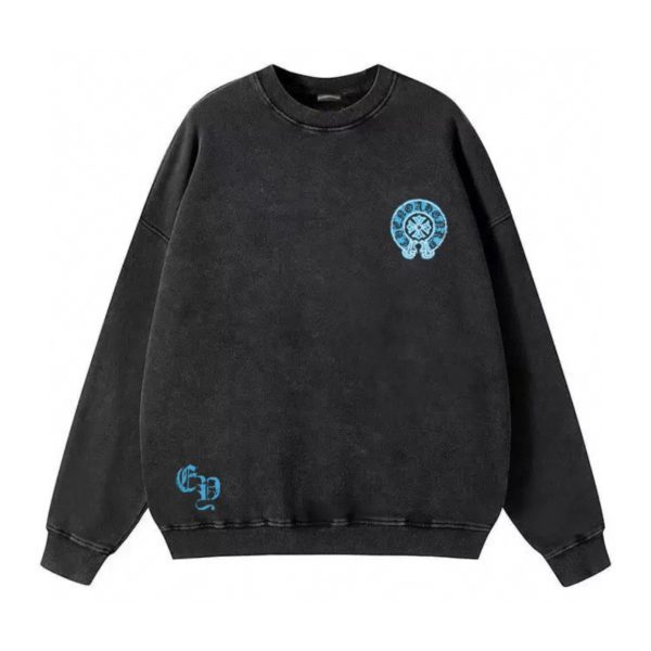 CHROME HEARTS ラウンドネックパーカー 黑