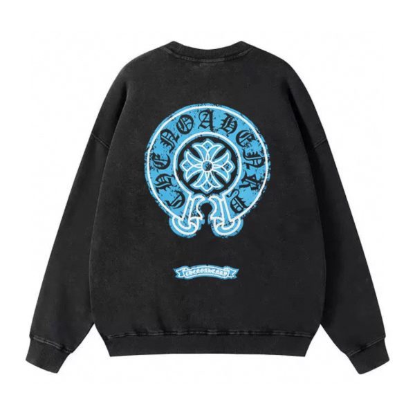 CHROME HEARTS ラウンドネックパーカー 黑