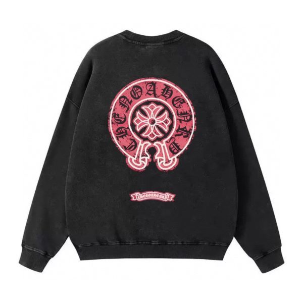 CHROME HEARTS ラウンドネックパーカー 黑