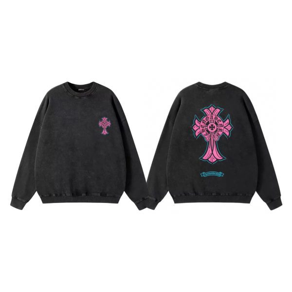 CHROME HEARTS ラウンドネックパーカー 黑