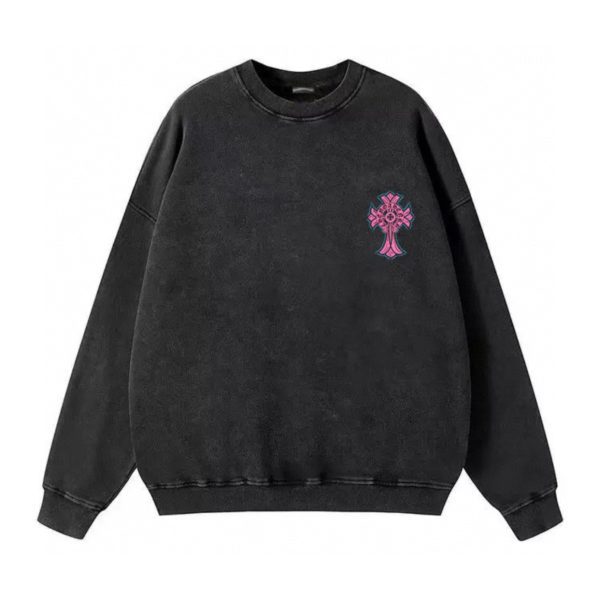 CHROME HEARTS ラウンドネックパーカー 黑