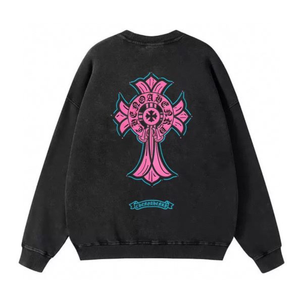 CHROME HEARTS ラウンドネックパーカー 黑