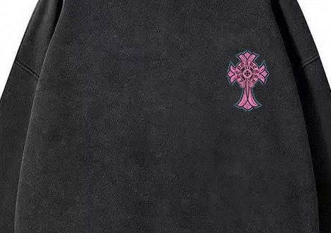 CHROME HEARTS ラウンドネックパーカー 黑