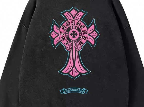 CHROME HEARTS ラウンドネックパーカー 黑