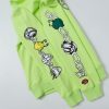 13434631235372544 CHROME HEARTS パーカー 荧光绿
