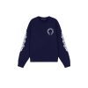 CHROME HEARTS ラウンドネックパーカー 藏青