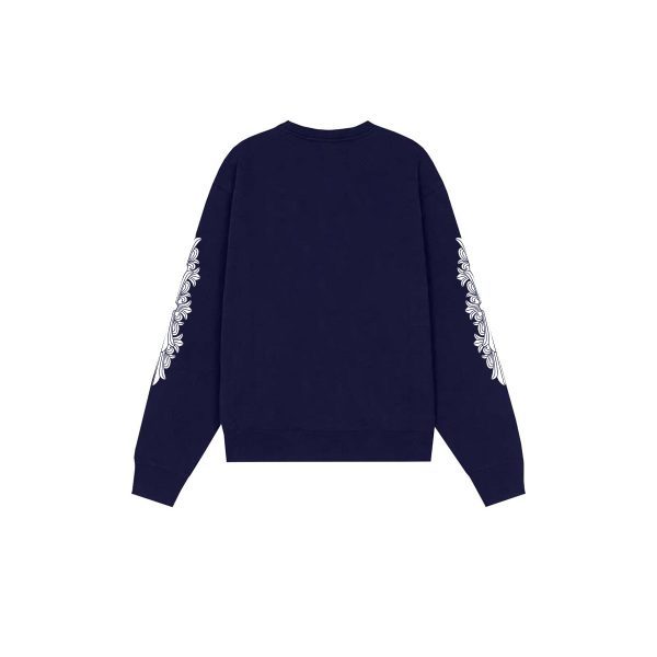 CHROME HEARTS ラウンドネックパーカー 藏青